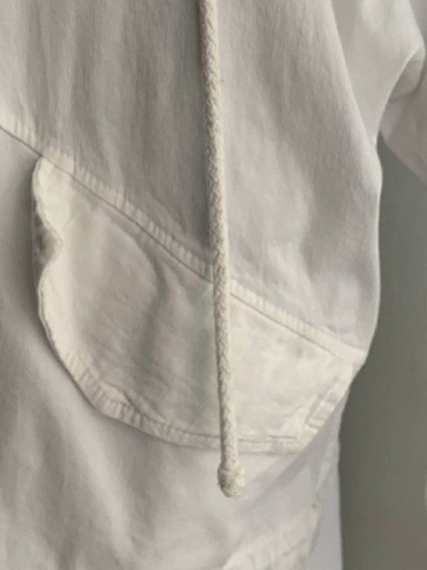 Белая ветровка Attrattivo женская хлопковая 4