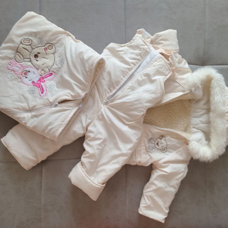 Детский комбинезон трансформер 3в1 зимний