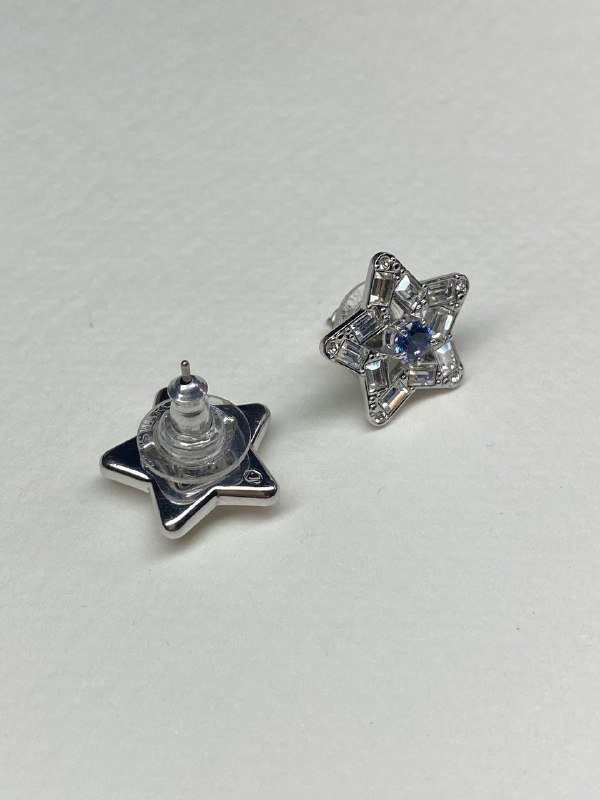 Серьги Swarovski Stella star, серьги обручи, серьги ручной работы, кольцо, браслеты на резинке, фенечки ручная работа 2