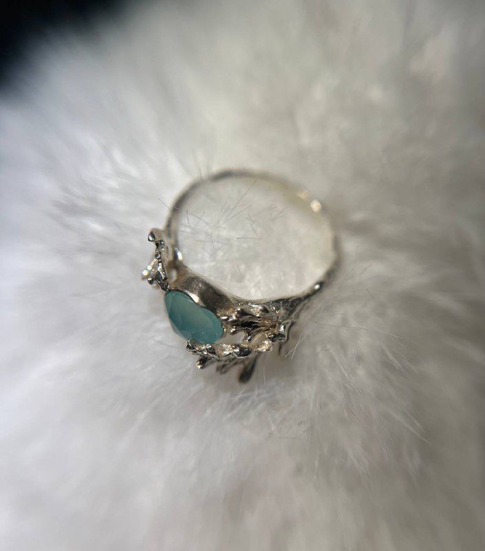 Серебряное кольцо 16,5-17 размер 3