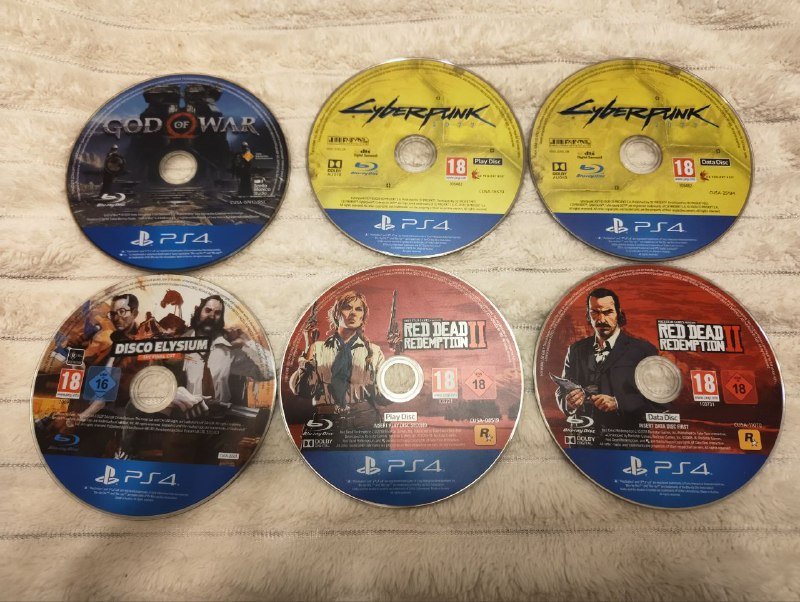 Диски с играми для PlayStation 4/5
