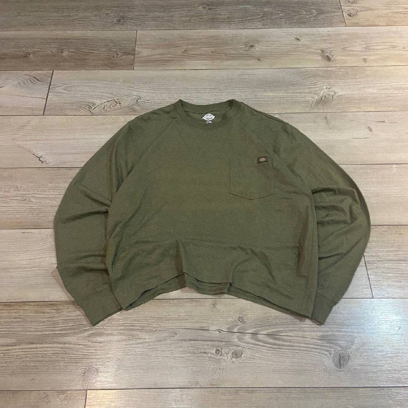 Dickies зеленый лонгслив размер L