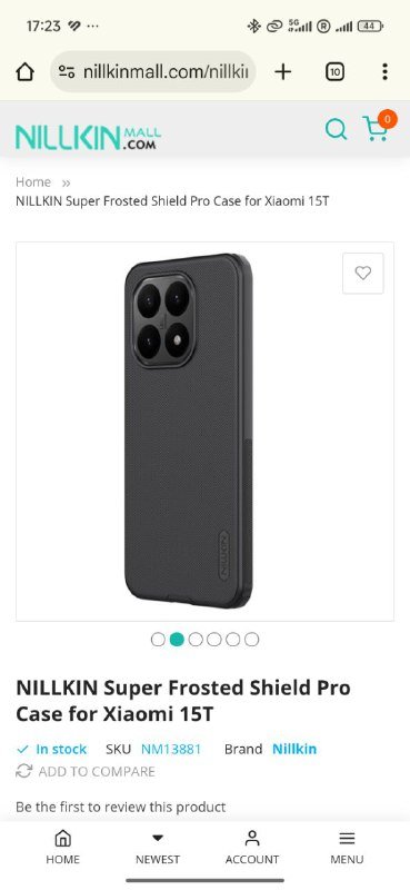 Чехол Nillkin Super Frosted Shield Pro для Xiaomi 15T 3