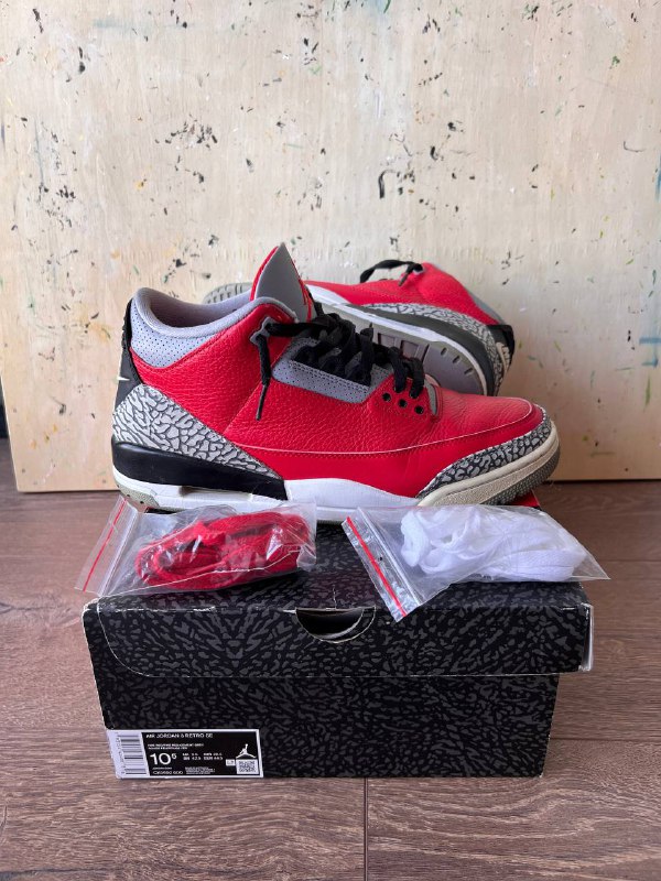 Jordan 3 SE Red Cement, Jordan 4 Retro Flight Nostalgia, Jordan 10 Retro Tinker, Nike Air Force 1 Low Just Do It Pack, Puma RS-Dreamer, Air Jordan 1 Retro High OG Phantom