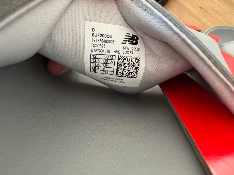 Тапки New Balance 12 размер 3