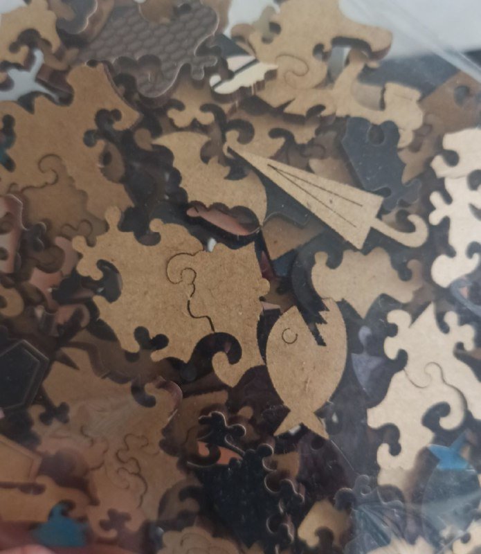 Деревянный пазл Венсдей, Развивающие Кубики Никитина 2