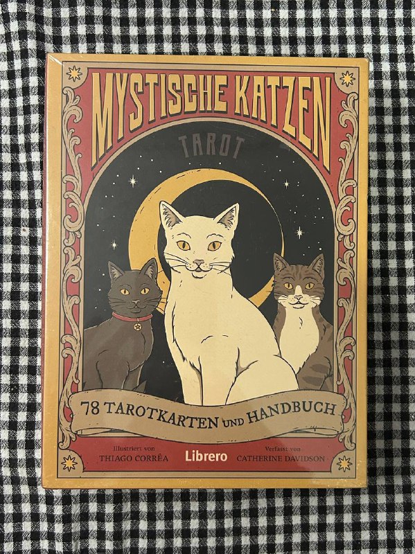 Колода таро Мистические кошки с книгой