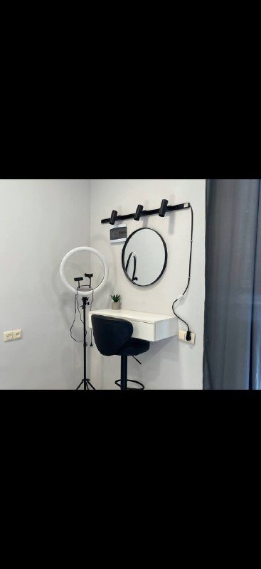 Белая навесная тумба