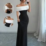 Black & White maxi dress 2