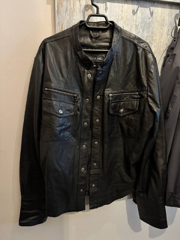 Мужская кожаная куртка косуха XL