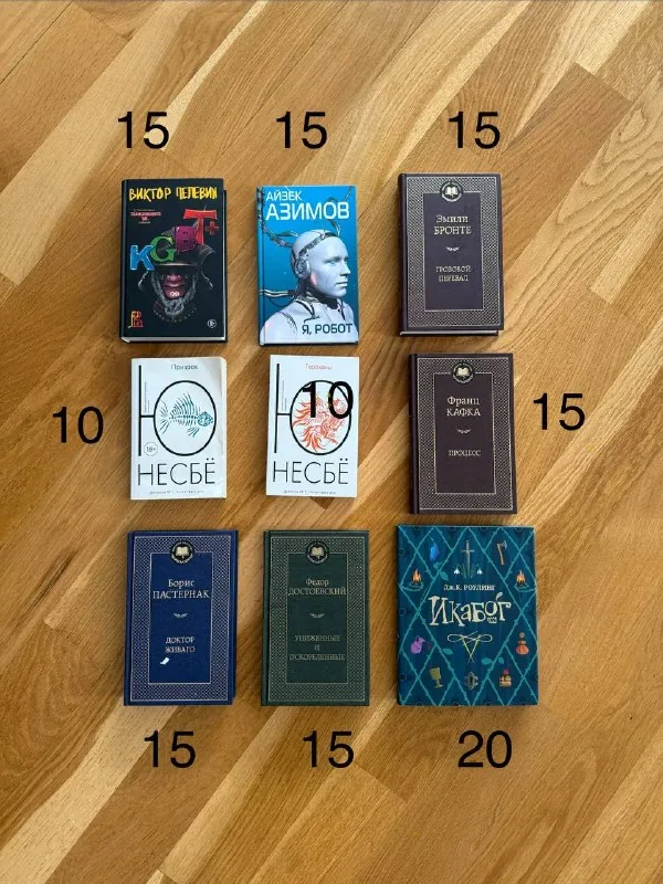 Книги Виктора Пелевина, Айзека Азимова и других авторов 1