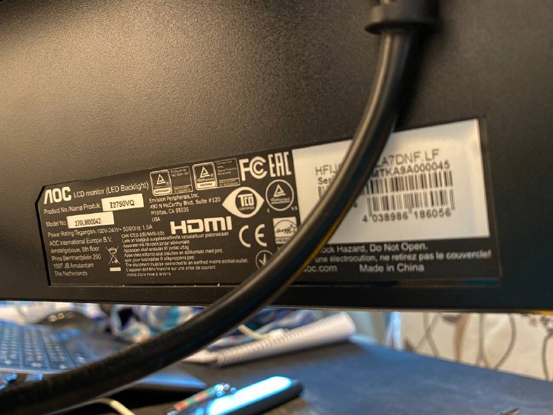 Монитор AOC I2790VQ 27 IPS 1920x1080 60Hz 2