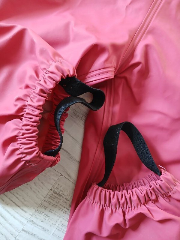 Резиновые непромокаемые штаны комбинезон на дождь 86 размер 4