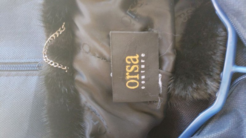 Шуба из норки Orsa of Italy размер 42 черная 3