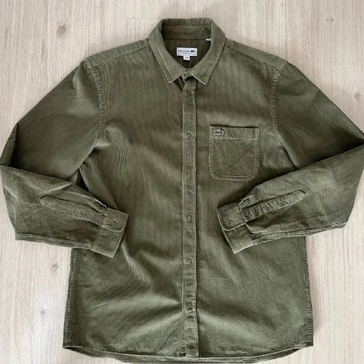 Вельветовая рубашка Lacoste