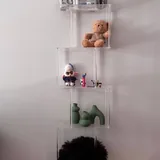 Прозрачный пластиковый стеллаж 1