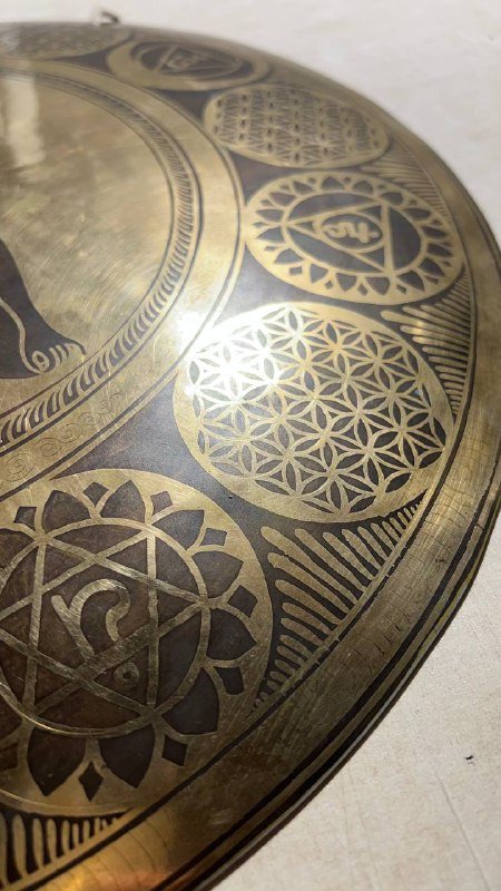 Гонг из Непала, мощный 2