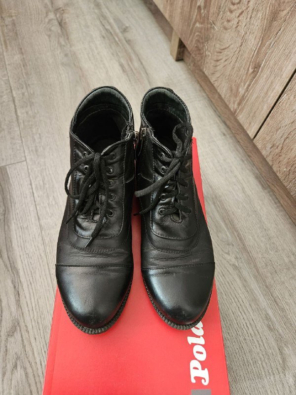 Полуботинки натуральная кожа размер 37