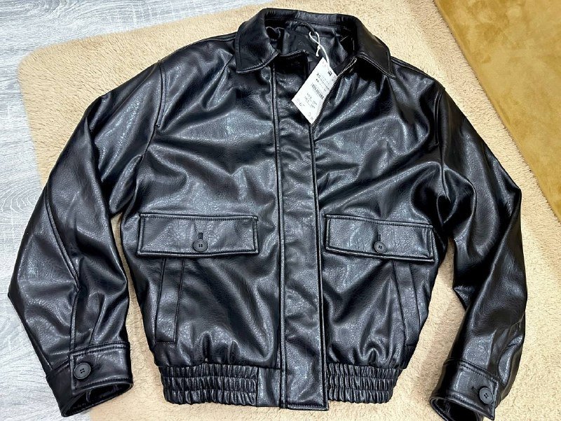 куртка косуха кожанка Zara новая XS