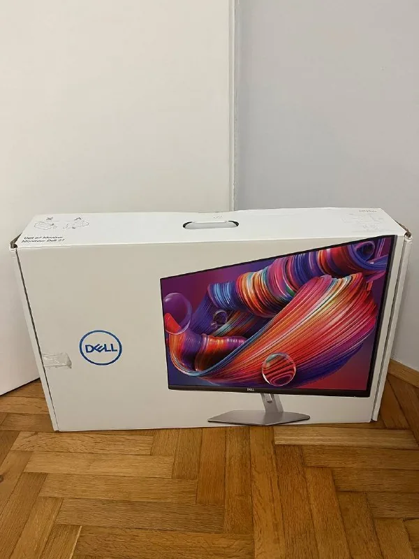 Dell 27 S2721HN monitor, power supply, PC case, monitor arm 1