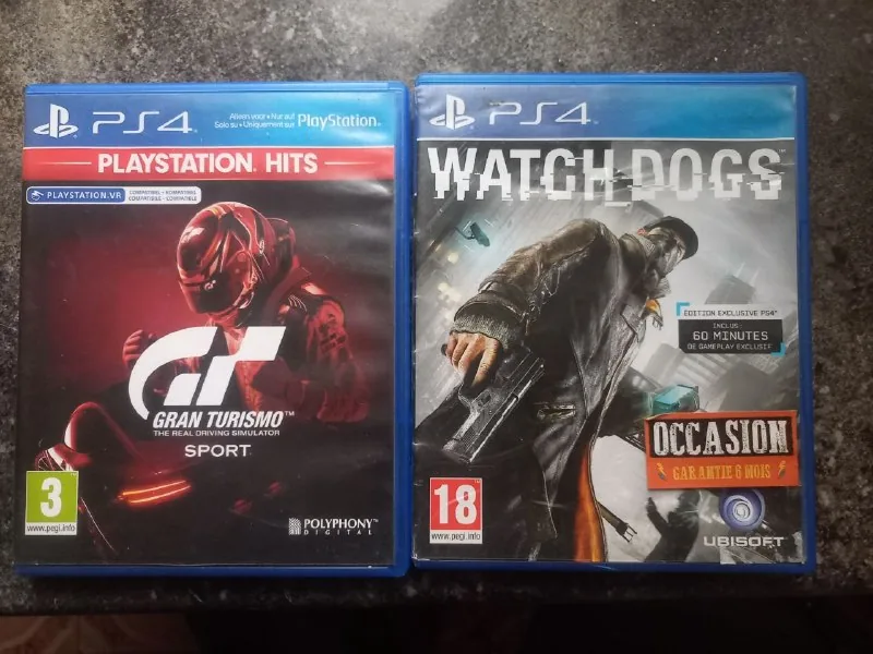 Игры для PS4 Gran Turismo Sport и Watch Dogs