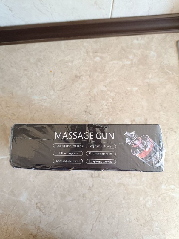 Вибро массажер с 4 насадками, перезаряжаемый, сенсорный 4