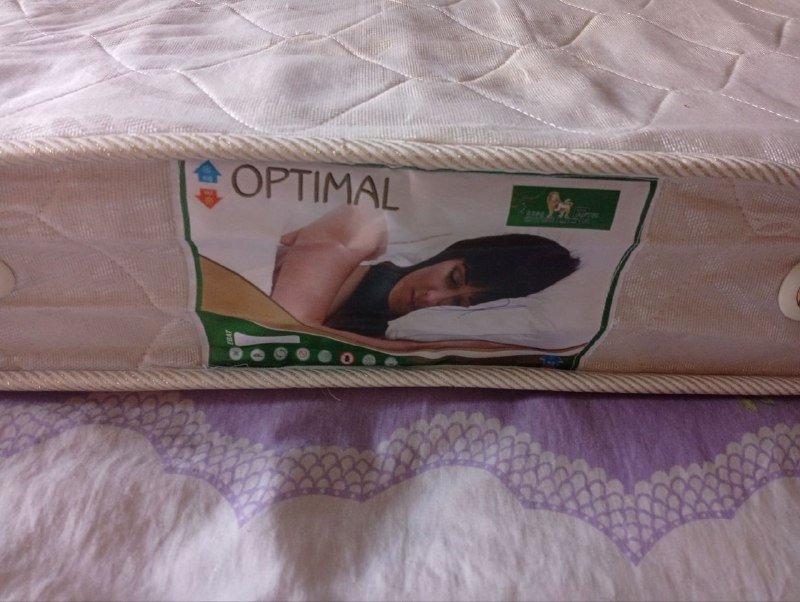 Матрас на детскую кровать с пледом и постельным бельём 2