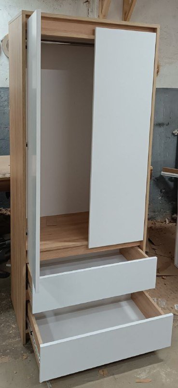 Шкаф для одежды 190×80×500 см из ДСП 2