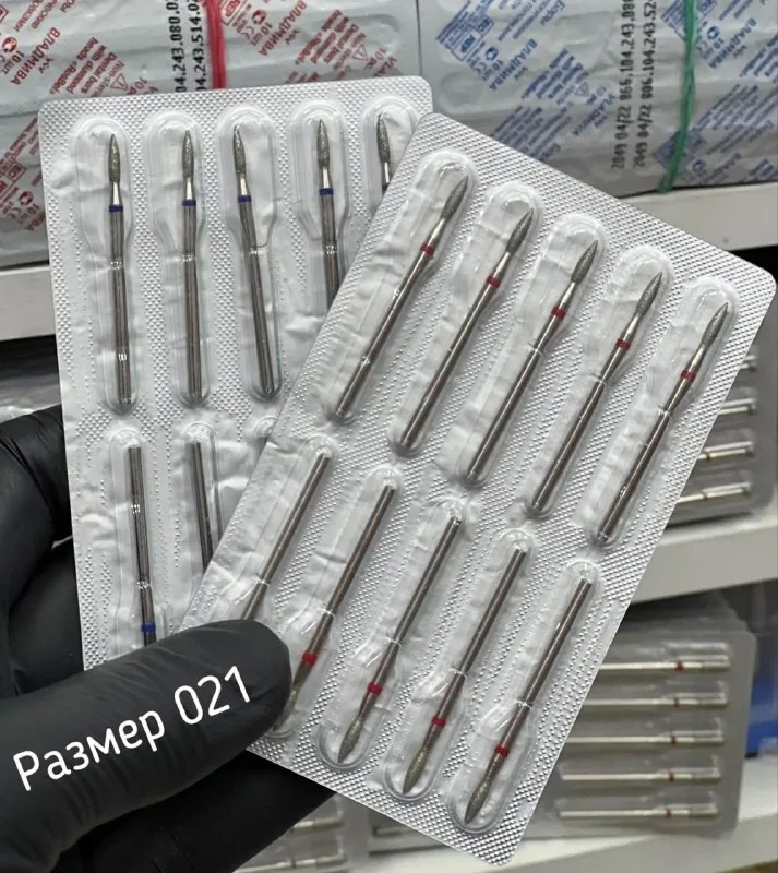 Фрезы для маникюра разных форм и размеров 1