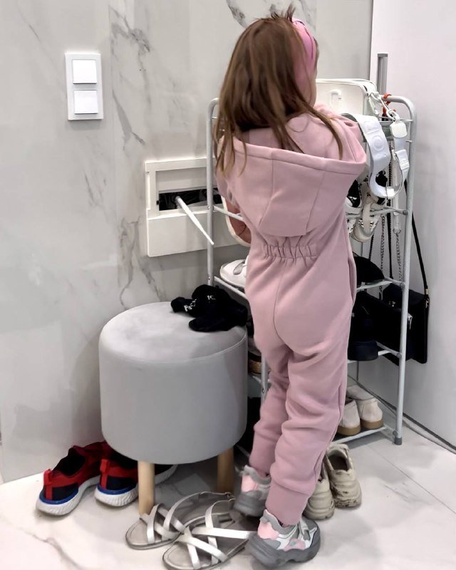 Теплый комбинезон с начесом 4-5 лет 5