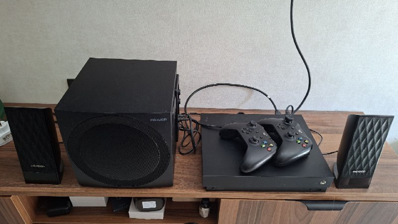 xbox one x, колонки+саб Microlab MT-300BT