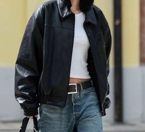 Кожаная куртка New Yorker размер М