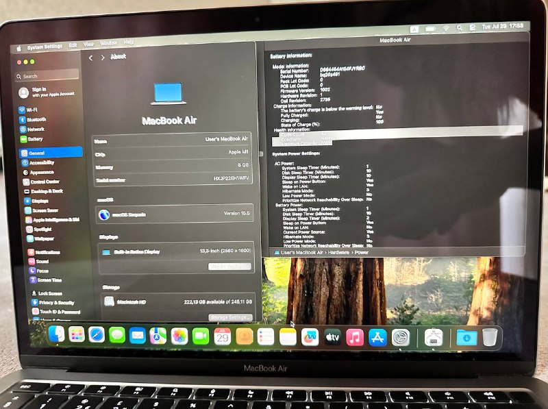 MacBook Air 2020 M1 8/256 Space Grey 3
