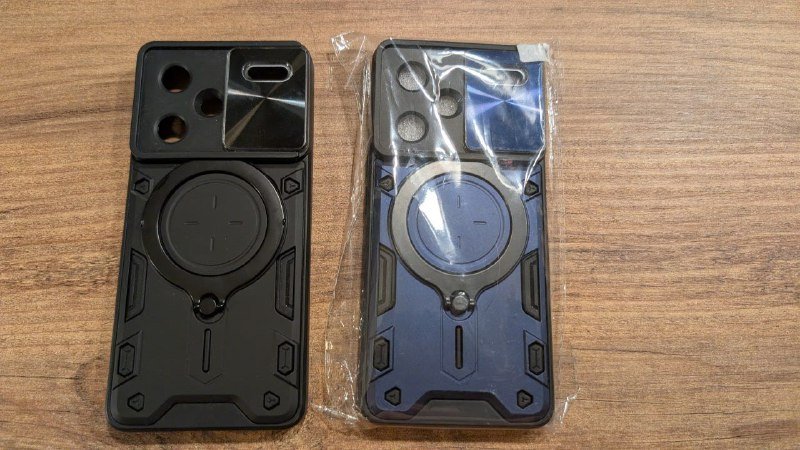 Чехлы на телефон Redmi Note 13 Pro Plus черный и синий 2