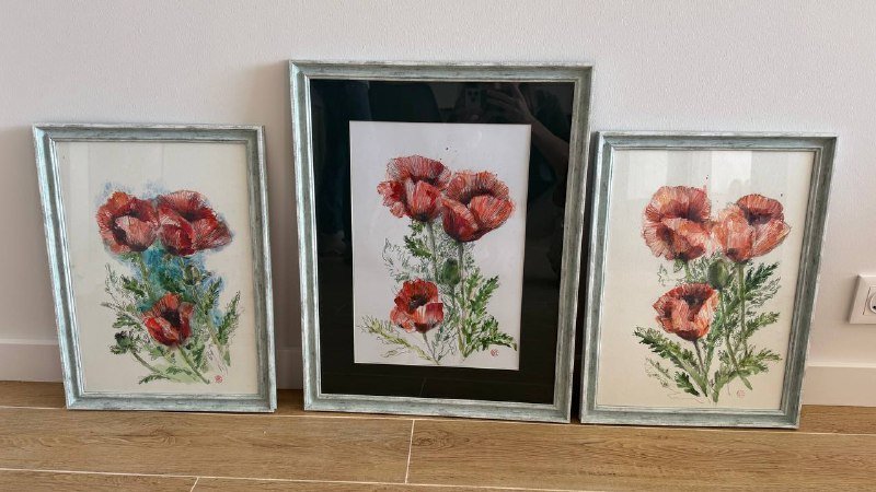 Картина Маки авторская работа