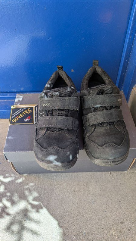 Детские кожаные кроссовки Ecco на осень 3
