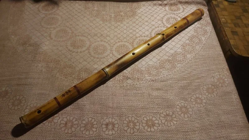 Bass bamboo flute 本静 1
