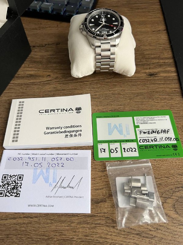 Часы Certina 032.451.11.057.00 4