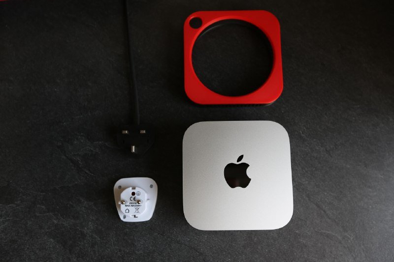 Mac Mini M4, переходник, подставка 6