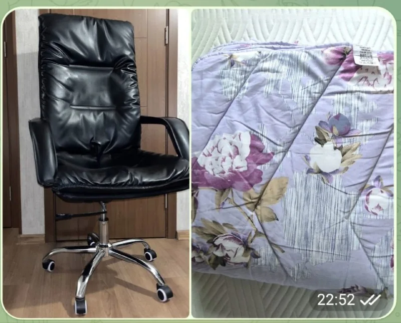 Кресло руководителя, одеяло Microfiber Quilt