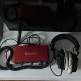 Samsung Buds FE, Focusrite 2i2, Beyerdynamic 990 Pro 5