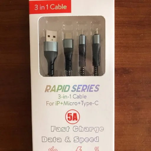 Зарядный кабель Baseus 3 в 1