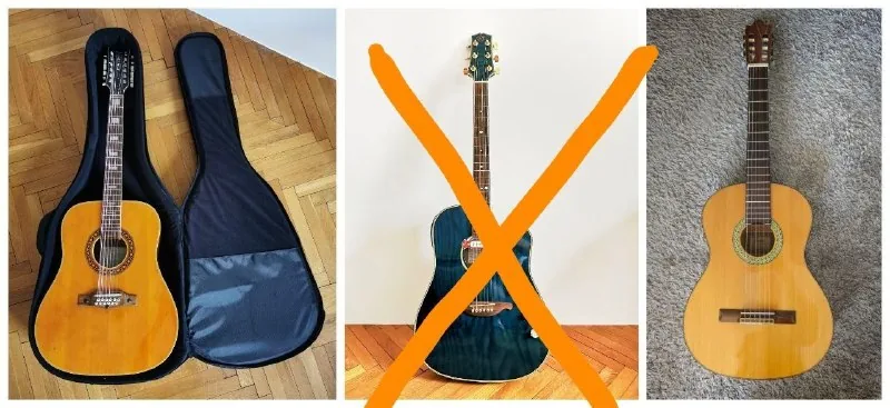 12-струнная гитара EKO Ranger 12, Классическая гитара J&D ROCKSON CS-5