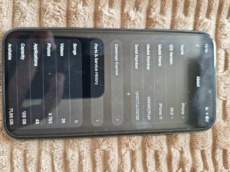 iPhone 11 128 gb, черный, с чехлом и зарядкой 2