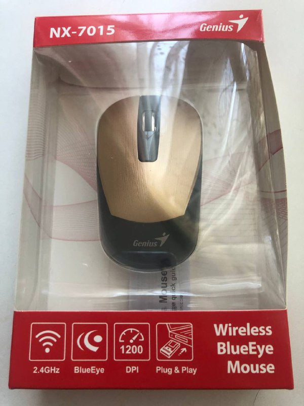 Мышь Genius NX7015 золотая
