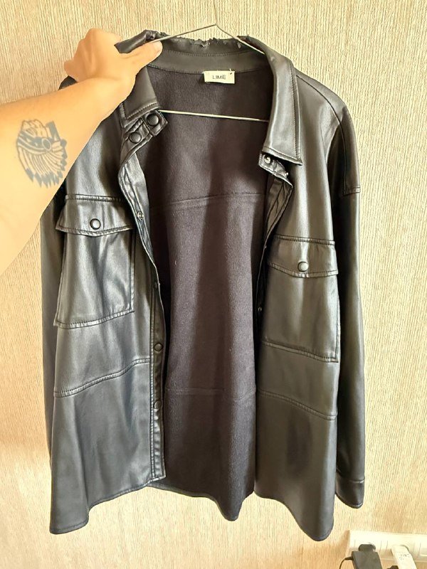Кожаный жакет Lime, шуба UniClo 4