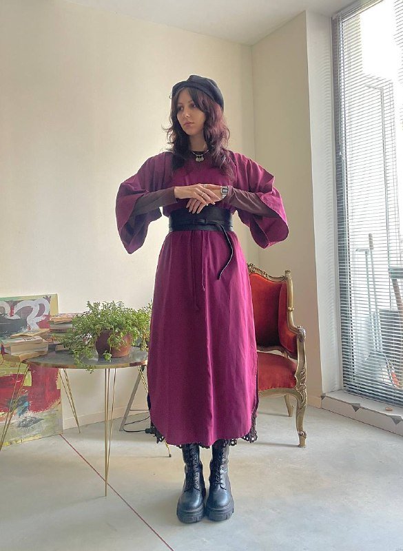 Кимоно бургунди, Хаори, Пальто 4