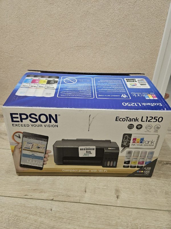 Принтер Epson EcoTank L1250 новый на гарантии