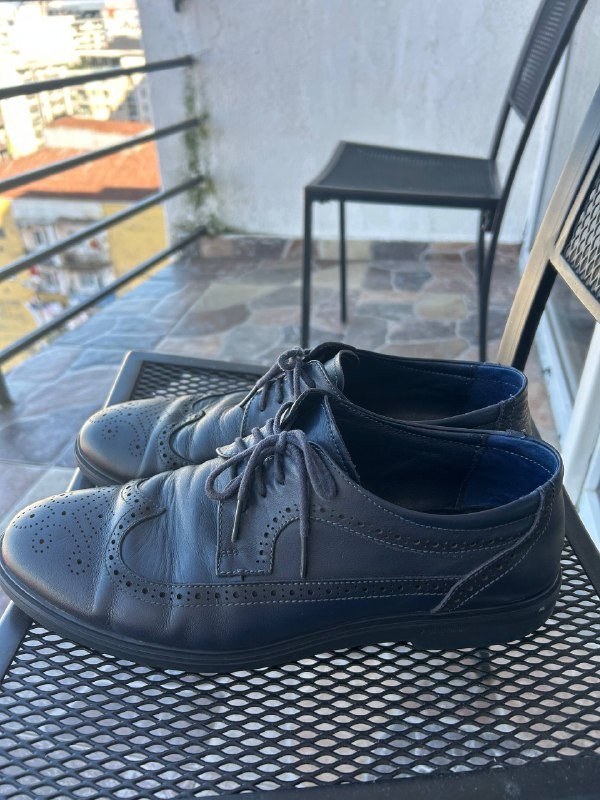 Мужской костюм, туфли синие 5