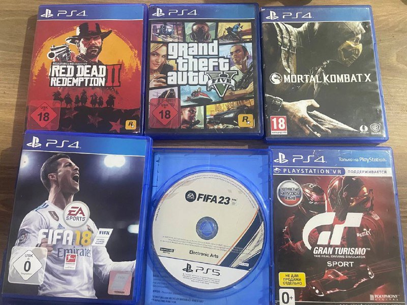 Игры PS4 Red Dead, GTA, Mortal Kombat, FIFA, Gran Turismo